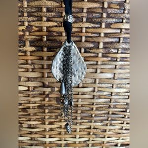 Premier Jewelry Long silver rope necklace